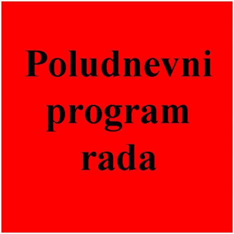 poludnevni program rada